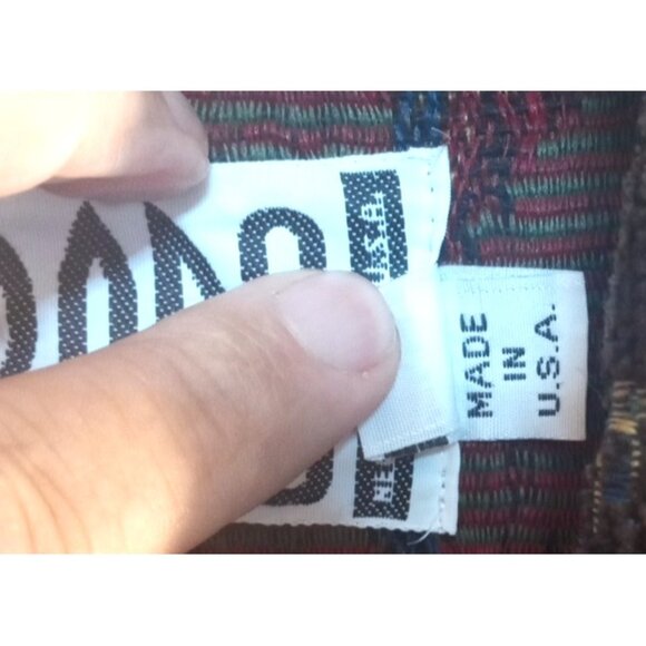 Silverado Floral Tapestry Cropped Blazer Jacket Women's  M Brown Chenille Boho - Picture 7 of 12